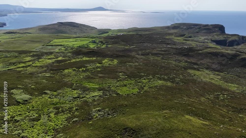 Aerial view of Horn Head in County Donegal, Ireland