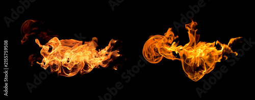 Quadro su tela Fire flames collection