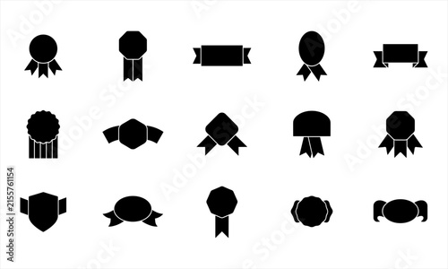Simple line art icons of various animals and objects, vector illustration
