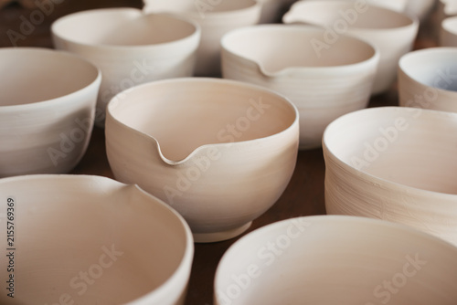 The process of creating pottery.