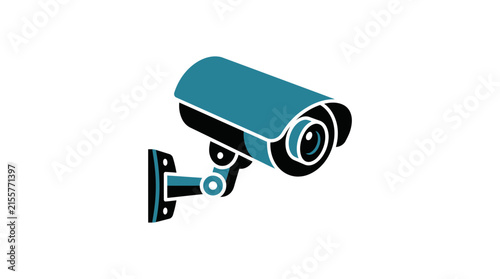 CCTV Security Camera Icon Isolated on Transparent Background