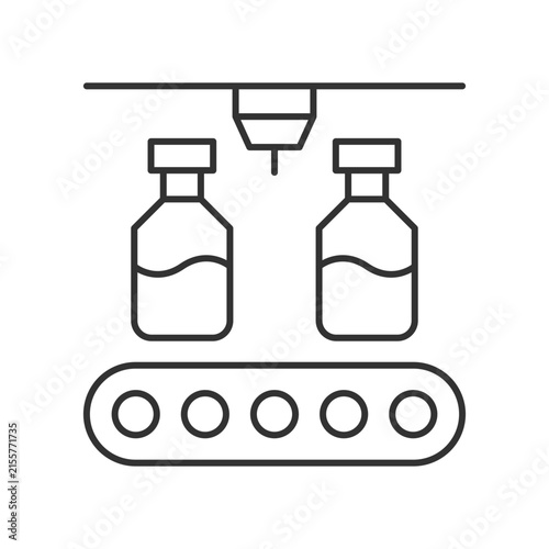 Automated Bottle Filling Machine Icon