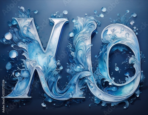 water typeface