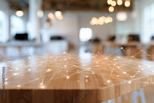 Modern Digital Workplace Against a Dark Background