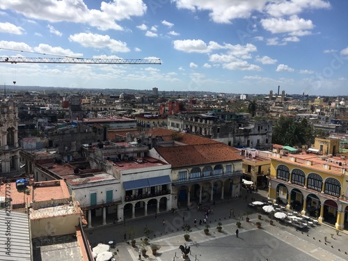Obraz na płótnie Cuba Havana old town cityscape landscape skyline