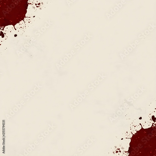 blood splattered  paper for halloween party invitation