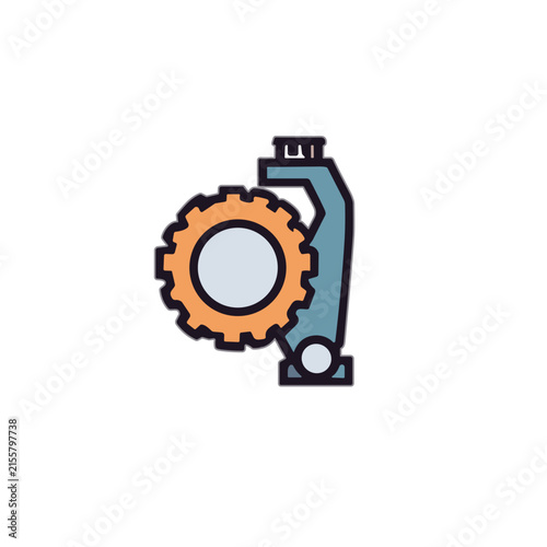 Industrial Gear UI Icon