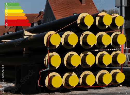 Konstfotografi Energetische Sanierung in Kombination mit Fernwärme