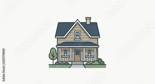 house on white