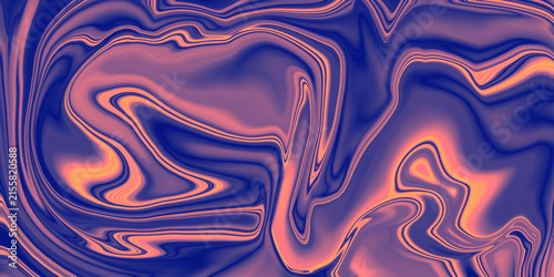 Abstract liquid marble background with vibrant blue purple and coral pink fluid swirl patterns for modern graphic design