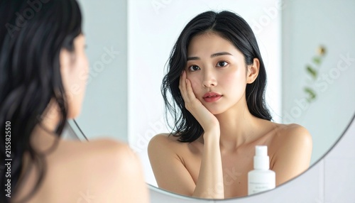 乾燥肌に悩む女性