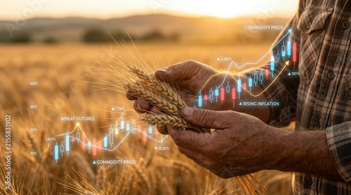 Rising wheat prices in Europe caused by the Russia Ukraine conflict and flour crisis.