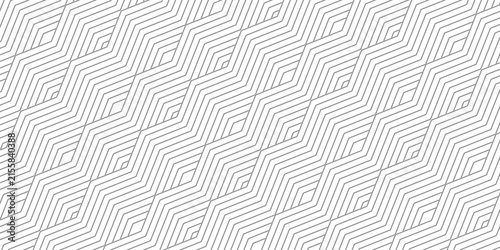 Konstfotografi Vector geometric lines seamless pattern