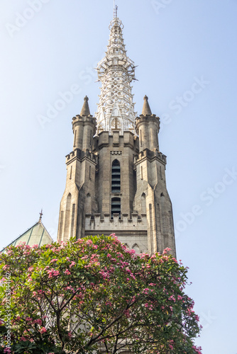 Exterior of the Cathedral of Our Lady of the Assumption at Jakarta, Indonesia