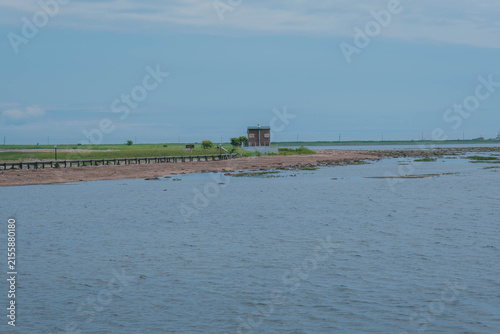 Canvas Print 野付半島、北海道の大自然を堪能できるスポット、北海道、日本