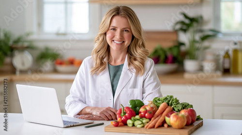Calm cancer care nutrition session with oncology dietitian in warm natural light showcasing premium patient wellness support