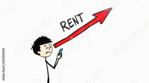 Man looks worried while holding phone