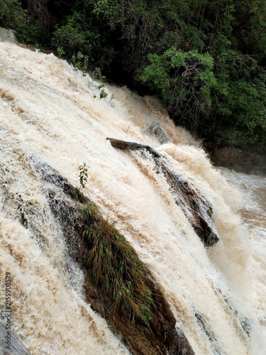 waterfall el chiflon in chiapas mexico