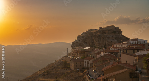 Atardecer en Gúdar durante el eclipse de agosto 2026
