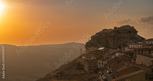 Atardecer en Gúdar durante el eclipse de agosto 2026