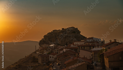 Atardecer en Gúdar durante el eclipse de agosto 2026