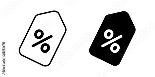 Tags icon outline symbol kit