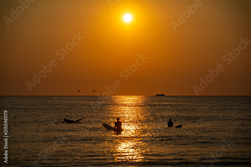 Sunrise at the beach