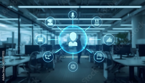 abstract technology background with digital numbers