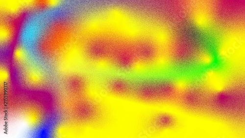 Abstract blend of bright yellow, purple, and blue colors creates a vibrant, painterly background with soft, diffused lighting for graphic design elements.