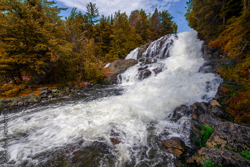 Bostonnais river and waterfall -  La Tuque - Canada