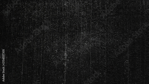 Obraz na plátně Dark grunge wood texture background with distressed black planks and scratches for overlays