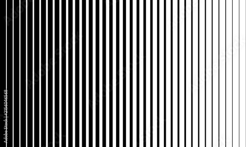 abstract monochrome thin to thick line pattern art for banner poster background.