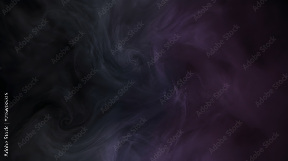 Fototapeta premium Abstract smoky gradient with charcoal black fading into deep purple, atmospheric minimal wallpaper, cinematic mood, no text, no logo, no watermark