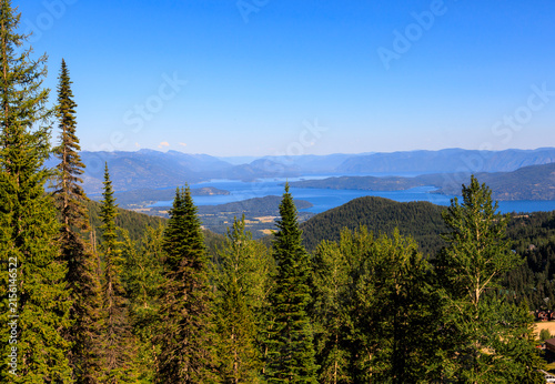Lake Pend Oreille from Schweitzer Mountain