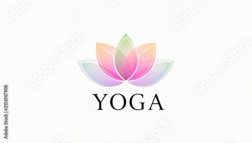 Yoga Text in White Background

