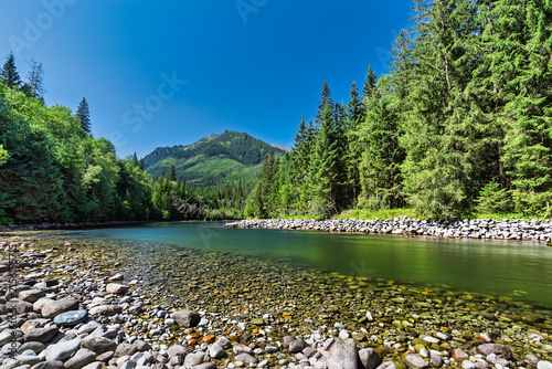 lake in the mountains