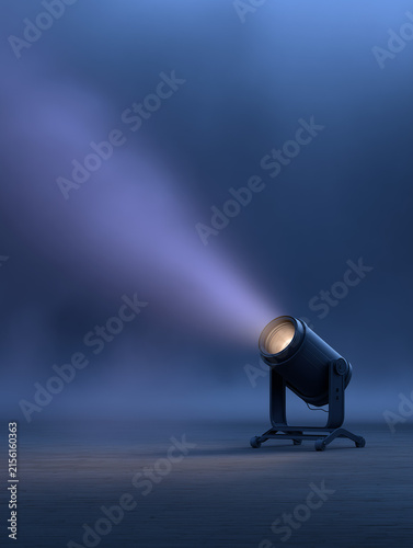 Halloween fog machine producing mist outdoors at night