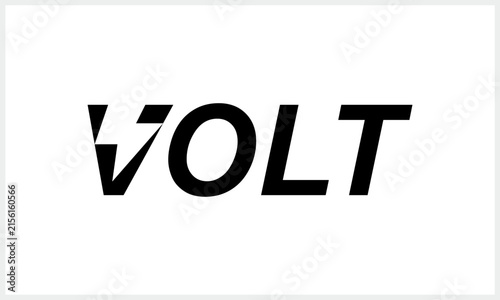 Volt typography word mark logo design inspiration
