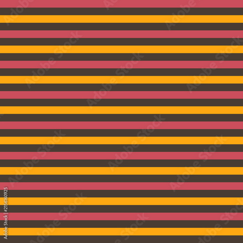 Dark taupe, dark tangerine & dark terra cotta horizontal striped background
