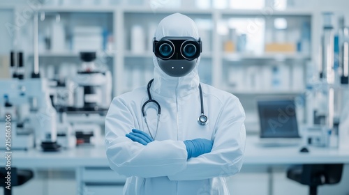 Powered Pathology Analysis Laboratory Innovation Concept Alternate Connected Support Perspective, medical technology service, AI diagnostic solutions, connected healthcare support