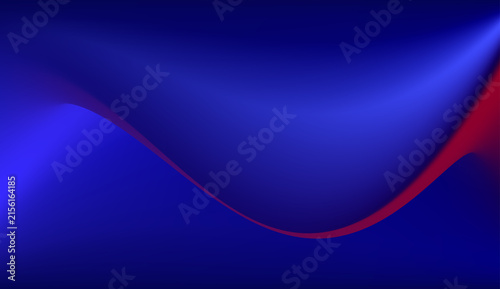 Abstract smooth blue and red wave background gradient flowing liquid motion design for digital marketing art.
