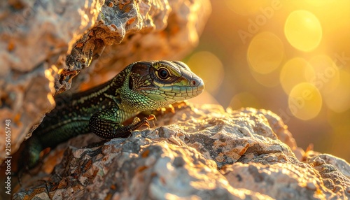 lizard on a rock