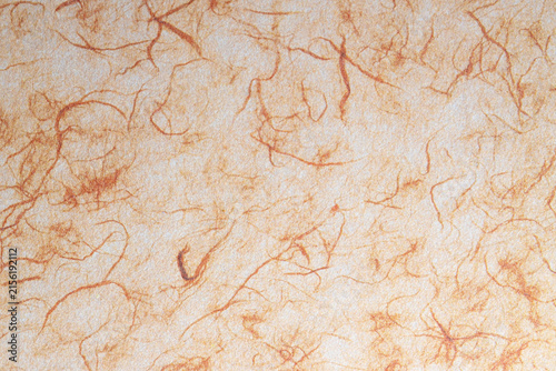 Warm Beige Handmade Paper Fiber Texture