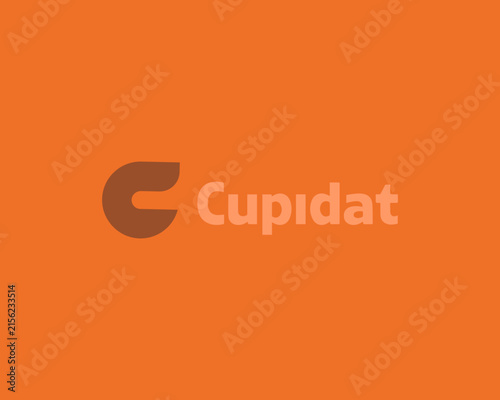 Abstract letter C geometric vector logo. Modern bold initial logotype for tech, corporate, startup and digital agency brands