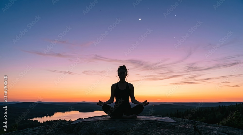 Fototapeta premium yoga on the beach
