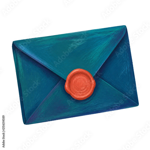 envelope with wax seal