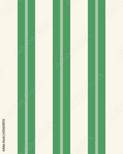 Foto Vertical stripes pattern in shades of green and cream, repeating linear with alt