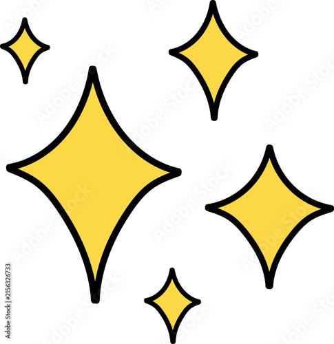 Celebration Icons like stars, banner, confetti for party