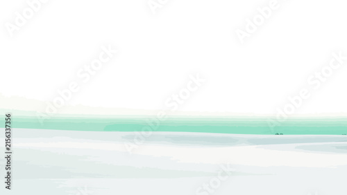Minimalist Abstract Horizon Vector Background