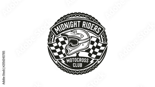 Midnight Riders Motocross Club Emblem